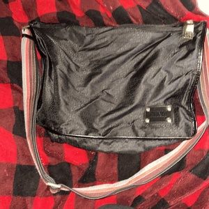 Fendi zucca (black on black) messenger bag